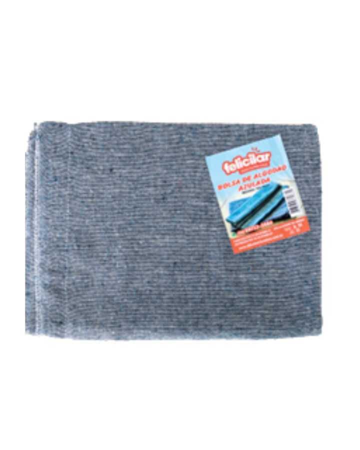 Bolsa de Algodão Azulada