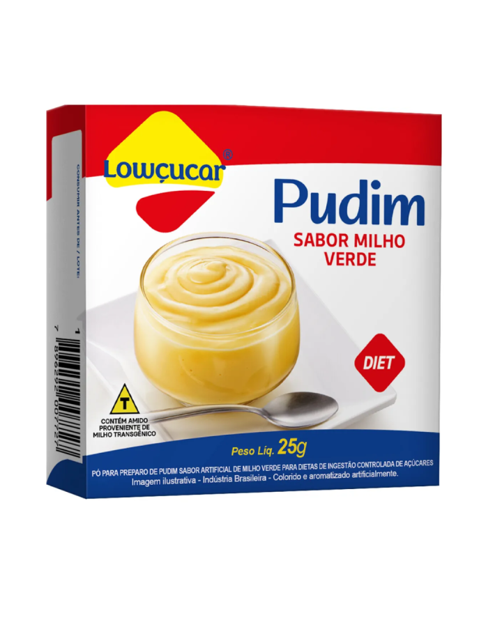 Pudim Diet - Milho Verde