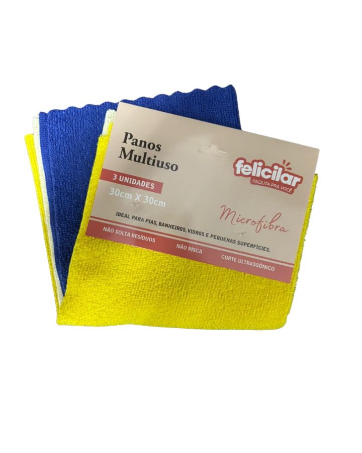 Pano Multiuso c/ 3un (30cmX30cm)
