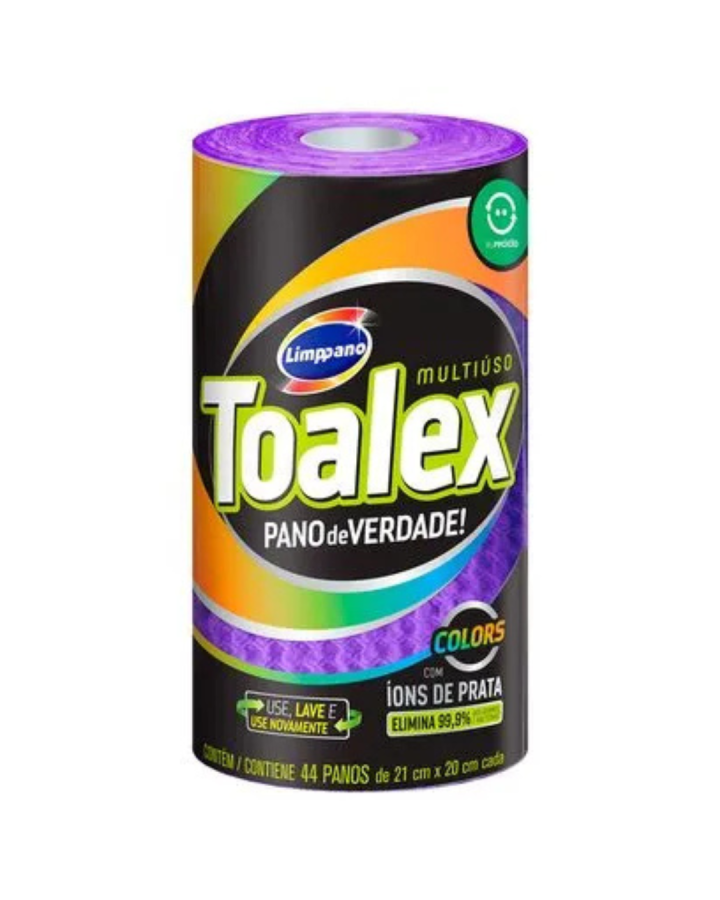 Pano Reutilizável Toalex Colors- Roxo