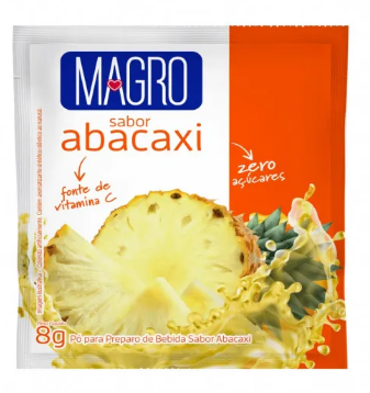 Refresco Magro Abacaxi Zero Açúcares 8G