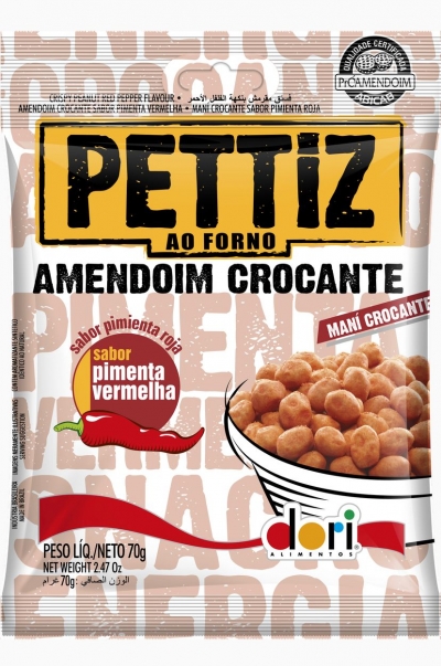 Amendoim Pettiz Pimenta Vermelha 70g