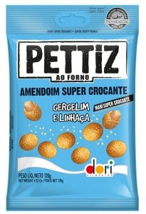 Amendoim Pettiz Gergelin+Linhaça 120g