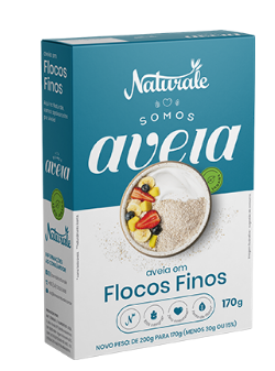Aveia em Flocos Finos Naturale 170g