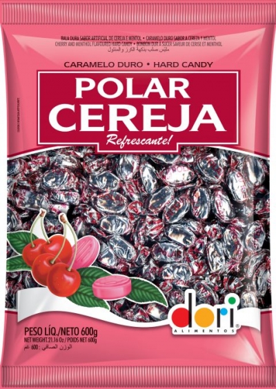Bala Polar Cereja 600g