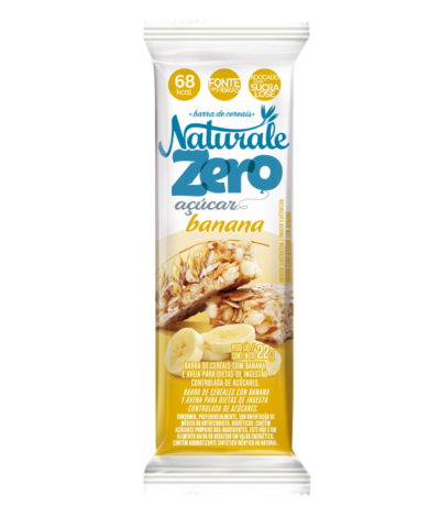 Barra Cereal Zero Açúcar Banana Naturale