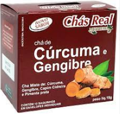 Chá Real Cúrcuma e Gengibre
