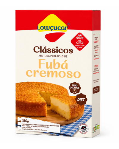 Bolo Diet - Fubá Cremoso