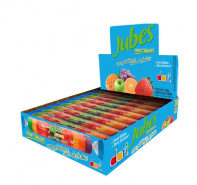 Jubes Fruit Snacks Tropical Tubo 48g