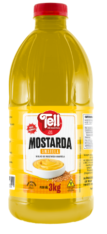 Mostarda Amarela Tell 3kg