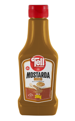 Mostarda Escura Tell 200g