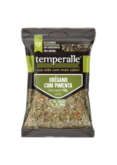 Orégano com Pimenta Temperalle 10g