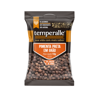 Pimenta Preta em Grão Temperalle 10g