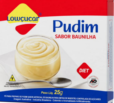 Pudim Lowçucar Zero Açúcarer Baunilha 25G