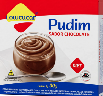 Pudim Lowçucar Zero Açúcares Chocolate 30G