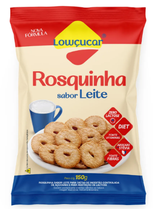 Rosquinha Leite Zero Adição De Açúcares Lowçucar 150G