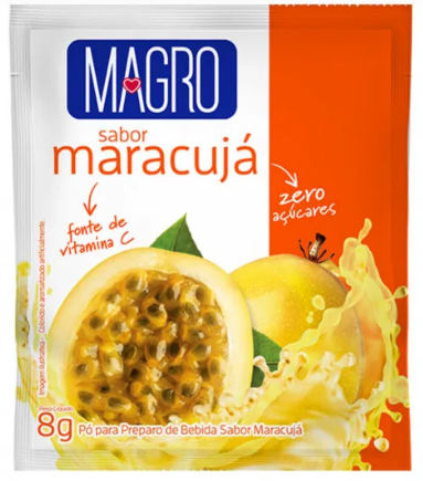 Refresco Magro Maracujá Zero Açúcares 8G