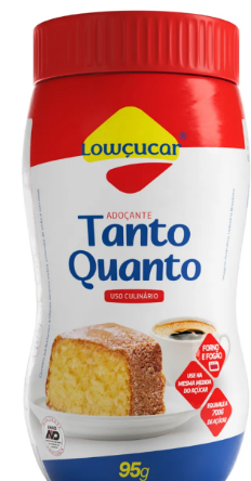 Adoçante Forno E Fogao Tanto Quanto Lowçucar 95G