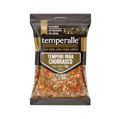Tempero para Churrasco Temperalle 15g